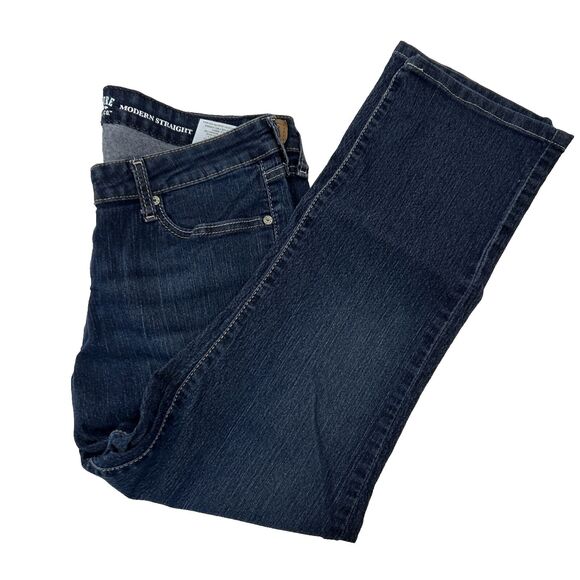 🔥Levi's Signature Stretch Modern Slim women's skinny jeans 16S W33 L30 blue🔥 - Picture 6 of 9